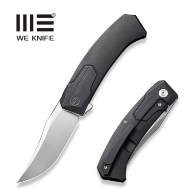 We Knife Shuddan Black Titanium Handle WE21015-1 - KNIFESTOCK