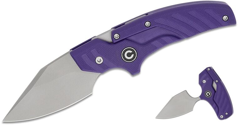 Civivi Typhoeus Purple G10 Handle C21036-2 - KNIFESTOCK