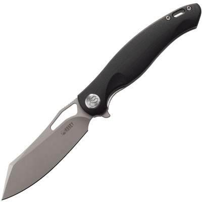 KUBEY Drake Lliner Lock Folding Knife Black G10 Handle KB239A - KNIFESTOCK