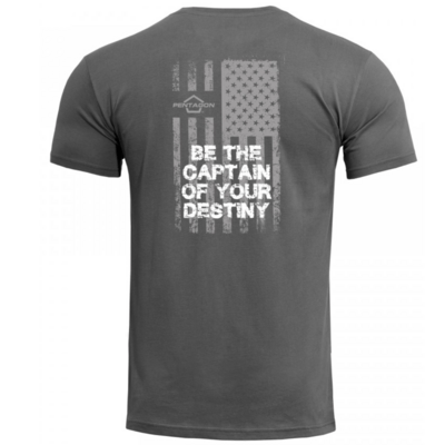 Pentagon Ageron T-Shirt American Flag K09012-AF-08WG-Wolf-Grey-2XL - KNIFESTOCK