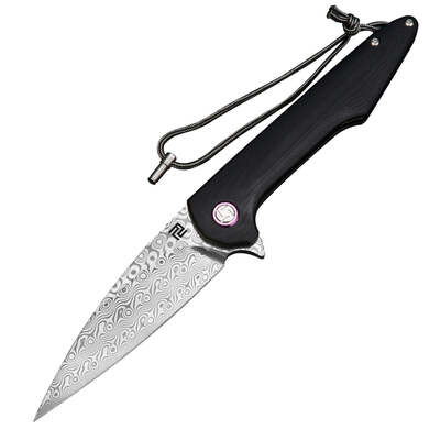 Artisan Archaeo Damas/G10 Noir 1821NL-BKC - KNIFESTOCK