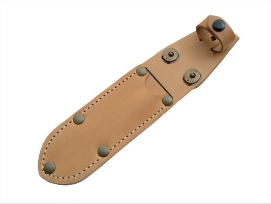 Mikov hoesje leer VZOR 75/PRI-SMs voor messen UTON 124560 bruin - KNIFESTOCK