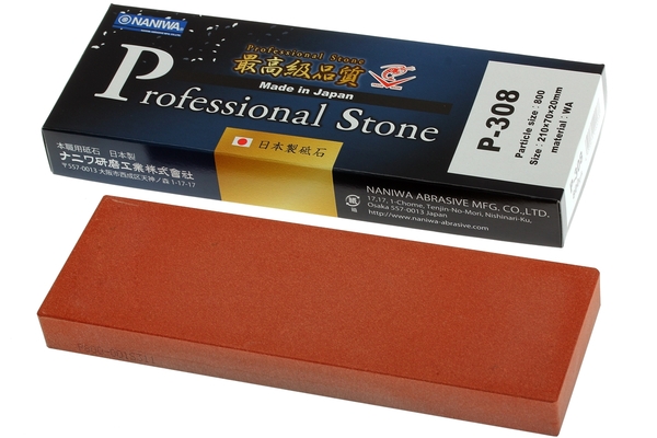 NANIWA Sharpening Stone 800 P-308 - KNIFESTOCK