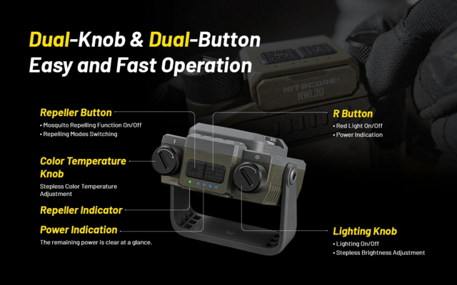 Nitecore flashlight NWL30 - KNIFESTOCK
