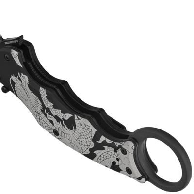 Fox Fox THE SPIRIT taittuva karambit, terä ruostumaton teräs N690Co black idroglide - KNIFESTOCK