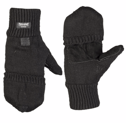 Mil-Tec KLAPPHANDSCHUHE THINSULATE čierne 12545002 - KNIFESTOCK