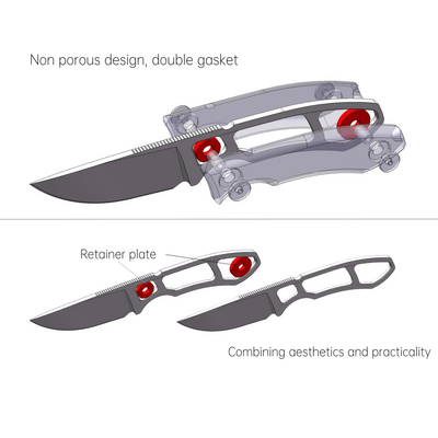 Real Steel Receptor, Stonewash 14C28N, Natural Micarta RE-3552NM - KNIFESTOCK