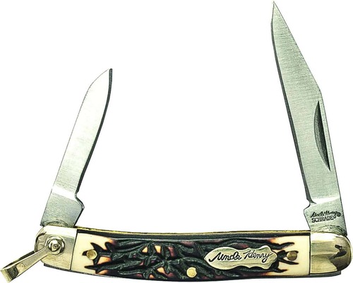 Schrade Uncle Henry Journeyman 2 3/4&quot; Închis 2 Lame. Oțel 7Cr17MoV. - KNIFESTOCK
