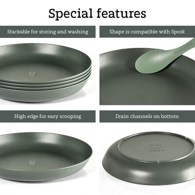 Light My Fire RamenPlate sagegreen 4-pack 2405713115 - KNIFESTOCK