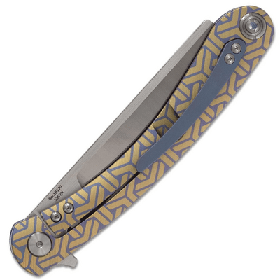 Artisan Orthodox S35VN/Titanium blue 1817G-BU02 - KNIFESTOCK