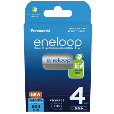 Panasonic oplaadbare ENELOOP AA NiMH 4 stuks. PANENE4AA - KNIFESTOCK