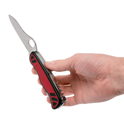 Victorinox FORESTER M Grip, 111 mm, red/black - KNIFESTOCK