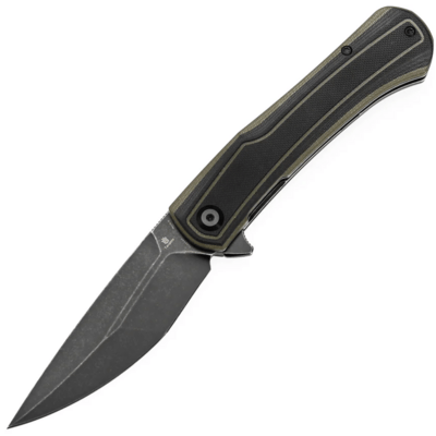 Tenable Knives Kratos Blackwash Nitro-V Black &amp; Green G10 - KNIFESTOCK