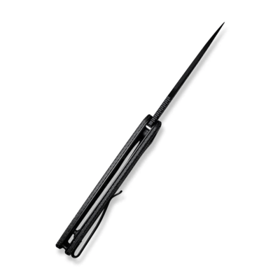 SENCUT Vesperon Black Canvas Micarta Handle Black 9Cr18MoV Blade S20065-3 - KNIFESTOCK