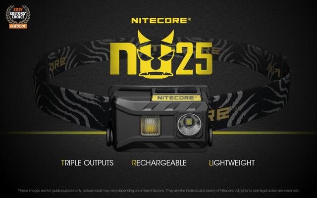 Lanternă frontală NITECORE NU25B - KNIFESTOCK