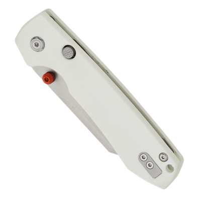 Vosteed Raccoon(TLL&amp;Lame Bowie) 14C28N Satin Blanc G10 A2912 - KNIFESTOCK