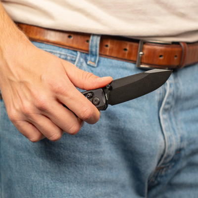 Flytanium BEEF Crossbar Lock Black PVD FLY1386PBB - KNIFESTOCK