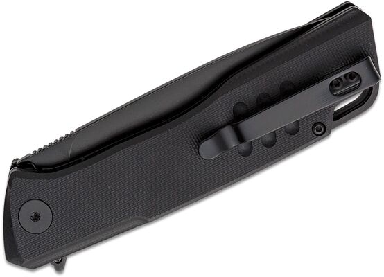Petrified Fish PFB02 Loco Black Stonewashed D2 Black G10 PFB02DDW - KNIFESTOCK