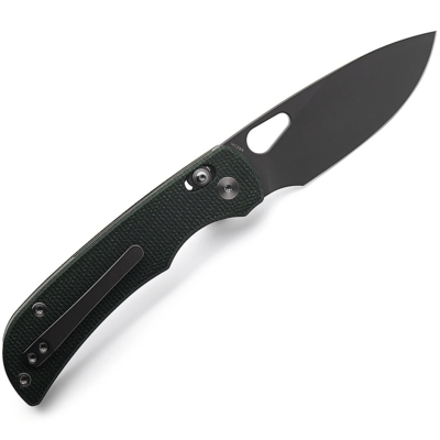 Miguron Moyarl 14c28n blade,Cross-bar lock Micarta handle, MGR-806AGN - KNIFESTOCK