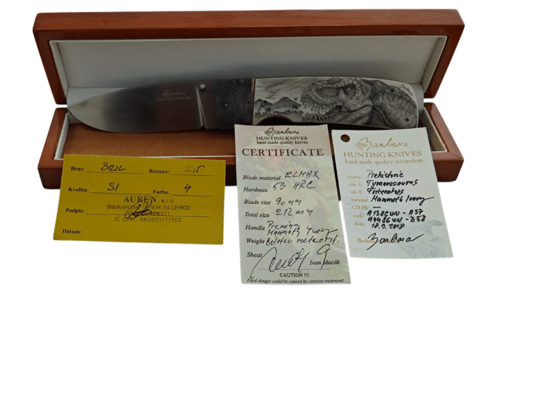 HUNTING KNIVES Macák MACAK mamut/dinosaurus LUX-KNIFE V. - KNIFESTOCK