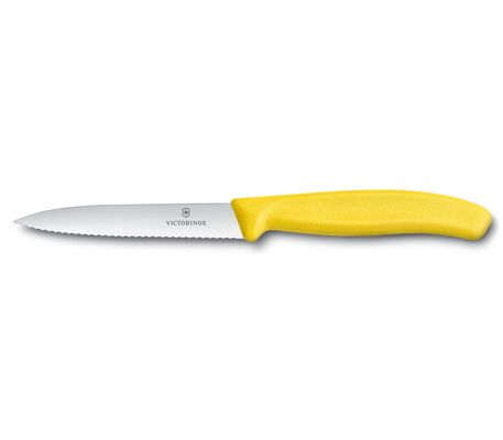 Victorinox kuchyňský nůž 10 cm 6.7736.L8 žlutý - KNIFESTOCK