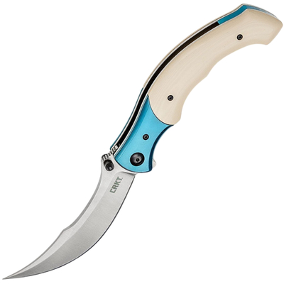 CRKT RITUAL ™ ivory Blue Assisted CR-7471 - KNIFESTOCK