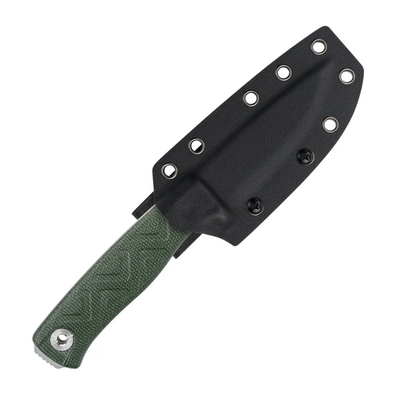 SRM Micarta, 14C28N, OD Green + Pochwa Kydex 702T-MP - KNIFESTOCK