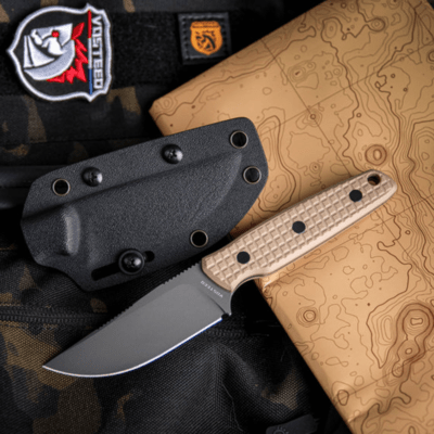 Vosteed Mink 14C28N Destroyer Gray Sand G10 D0107 - KNIFESTOCK