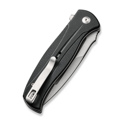 CIVIVI Incindie Black G10 HandleStonewashed 14C28N BladeButton Lock C23053-3 - KNIFESTOCK