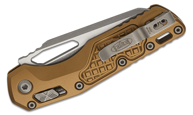 Microtech MSI S/E APOCALYPTIC STANDARD FRAG ALUMINIUM TAN 210-10APFRTA - KNIFESTOCK