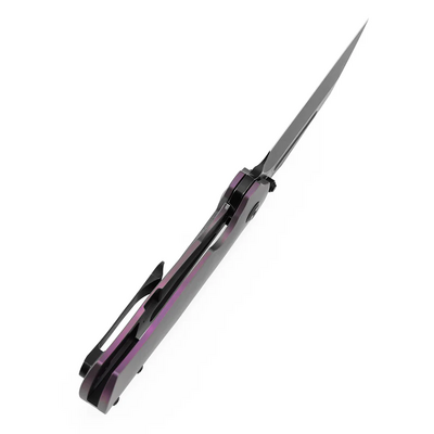 Kansept Dreadnaught Blackwash CPM S35VN, Lila Anodiserad Ti - KNIFESTOCK
