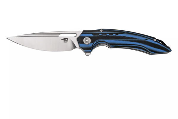 Bestech ORNETTA N690, Stone wash+satin, Interlayer with Carbon Fiber and G10 BL02A - KNIFESTOCK