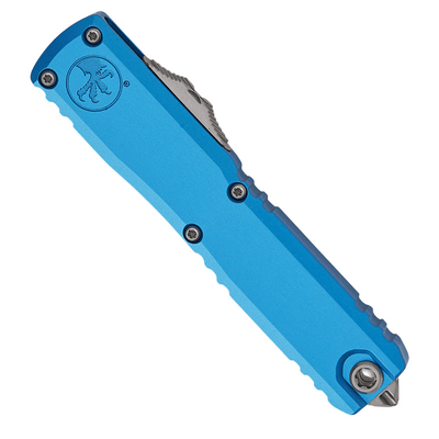 Microtech ULTRATECH GEN IV D/E STONEWASH STANDARD BLUE 11224-10BL - KNIFESTOCK