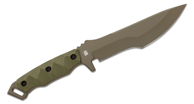 Halfbreed Blades Medium Infantry Knife - Fixed Blade MIK-08 ODG - K110 - KNIFESTOCK