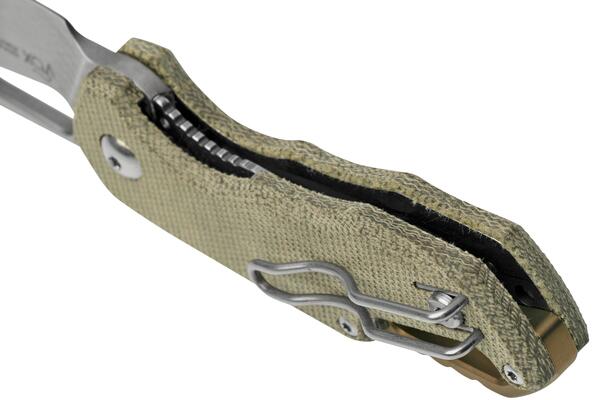 MKM ISONZO M390 Green canvas micarta BÖHLER M390 MK FX03M-3GC - KNIFESTOCK