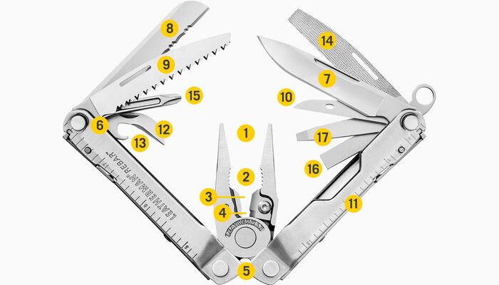 LEATHERMAN REBAR COYOTE TAN 832406 - KNIFESTOCK