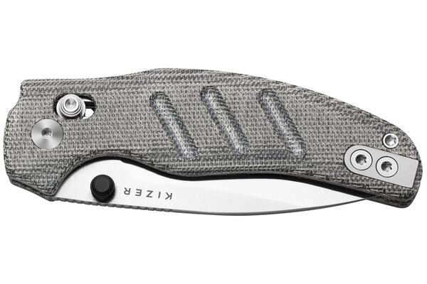 Kizer C01C 2.9 CD ELMAX, Satin, Norplex UltreX™ Micarta Ki3488.29CDA2 - KNIFESTOCK