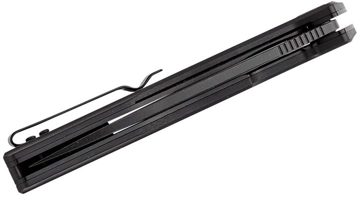 Petrified Fish PFB02 Loco Black Stonewashed D2 Black G10 PFB02DDW - KNIFESTOCK