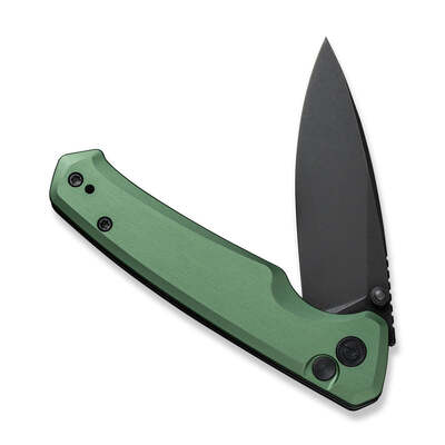 CIVIVI Altus Green Aluminum Handle Black Stonewashed Nitro-V Blade C20076-5 - KNIFESTOCK