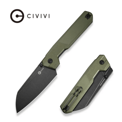 CIVIVI OD Green G10 HandleBlack Stonewashed 14C28N BladeNested Liner Lock C230 - KNIFESTOCK