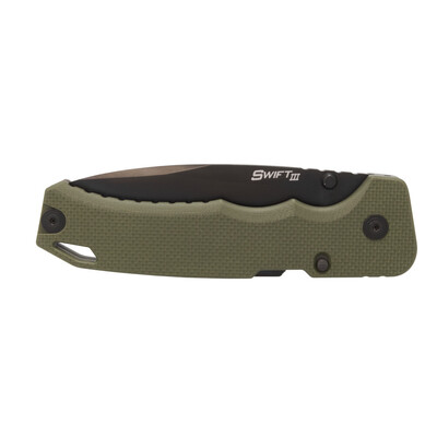 COLD STEEL SWIFT III / OSTRZE 4&quot; / RĘKOJEŚĆ G-10 FDE FL-40AT - KNIFESTOCK