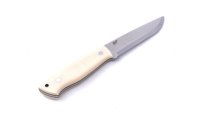 Brisa Trapper 115-Ivory Micarta Elmax Scandi 079-66499-1563 - KNIFESTOCK