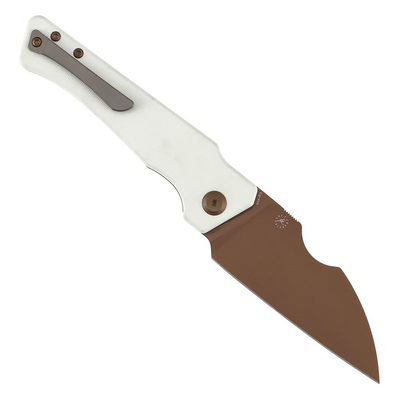 Kansept Egress Rose Gold Coated CPM S35VN White G10 K1033B3 - KNIFESTOCK