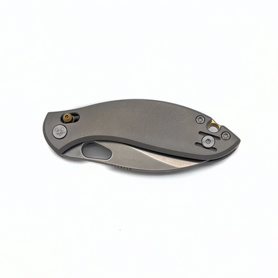 Giant Mouse GM13 Titanium/Satin S90V GM-GM13 - KNIFESTOCK