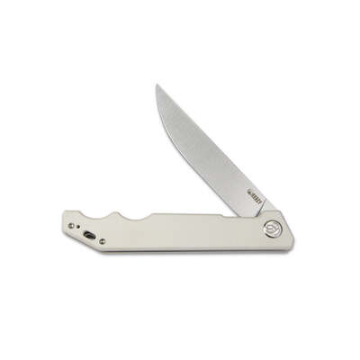 Kubey Pylades Liner Lock Flipper Folding Knife, Aus-10 Blade, Ivory G-10 Handle KU253G - KNIFESTOCK