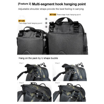Magforce IMBS 15&quot; Task Force Backpack - 500D W/P Black #A7105B02 - KNIFESTOCK