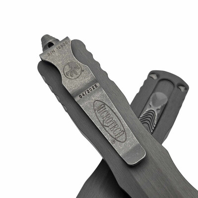 Microtech DIRAC D/E APOCALYPTIC STANDARD NATURAL CLEAR 225-10APNC - KNIFESTOCK