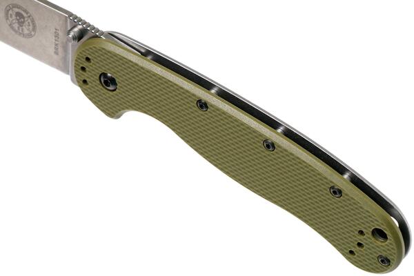 BRK-Esee Avispa Framelock Green D2 BRK1302OD - KNIFESTOCK