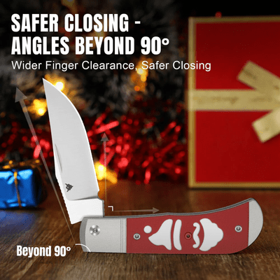 Kizer Trestle 14C28N Aluminium &amp; G10 -  Xmas edition - KNIFESTOCK