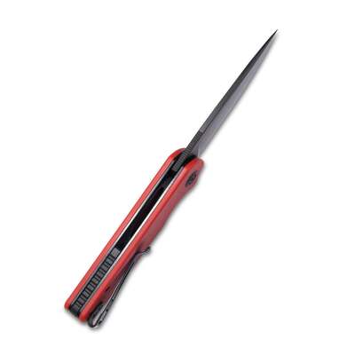 KUBEY Wolverine Liner Lock Folding Knife Red G10 Handle KU233E - KNIFESTOCK